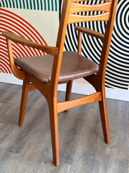 Pair of Danish Teak Dining Chairs