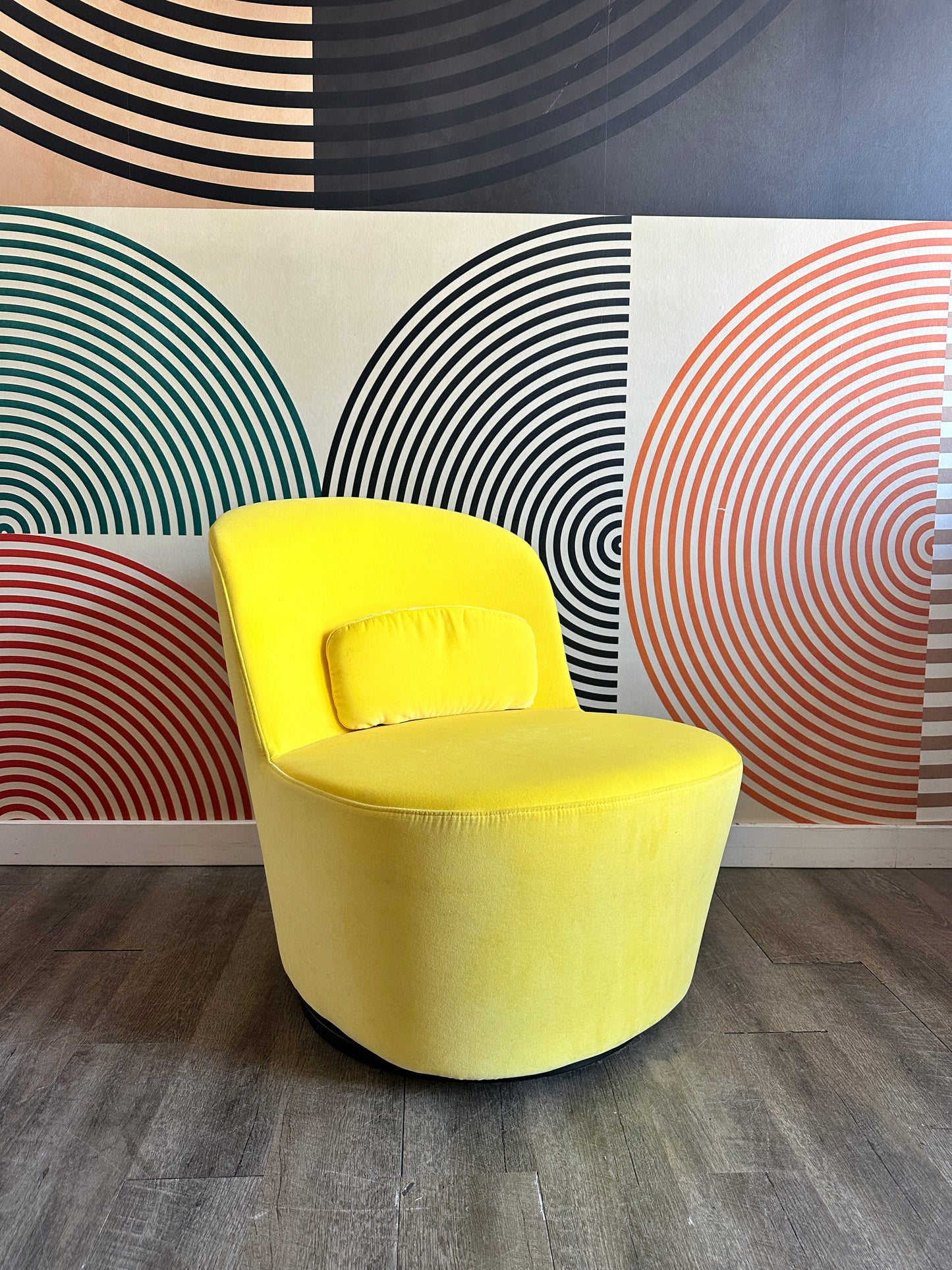 Yellow Swivel Chair by Ola Wilhborg for IKEA