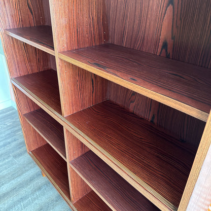 Vintage Rosewood Bookcase (No glass doors)