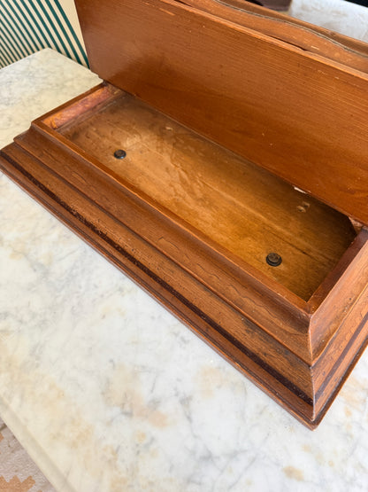 Antique Marble Slab Top Dresser with Acorn Handles
