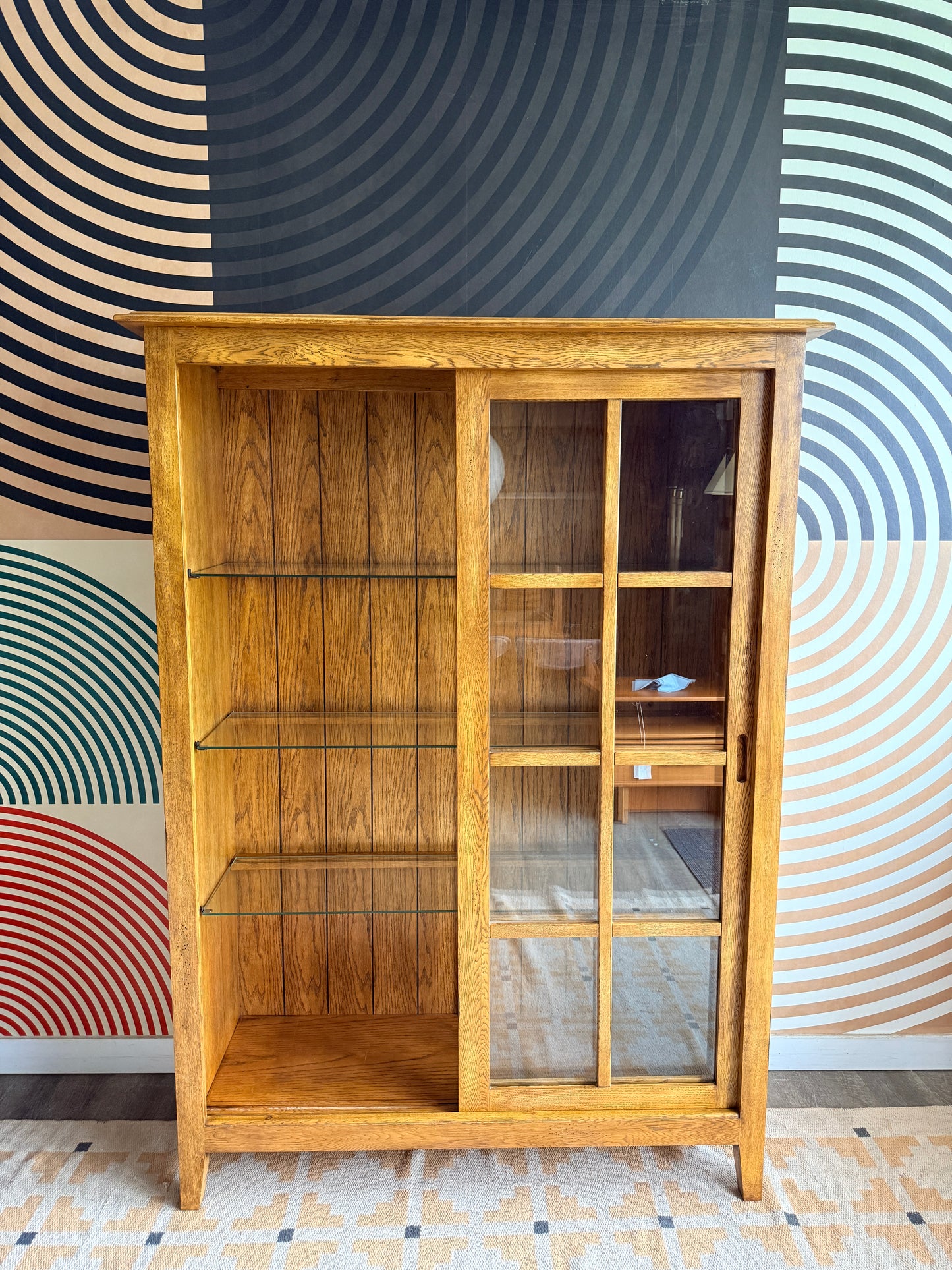 Wooden Curio Display Cabinet