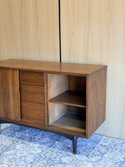 Vintage “Mainline” Walnut Sideboard by Hooker
