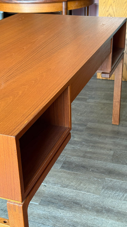 Arne Wahl Iversen Danish Teak Executive Desk