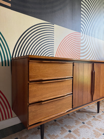 Mid-Century Walnut Credenza