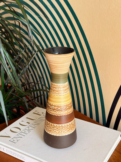 Vintage W.German Pottery Vase by Dümler & Breiden,102/25