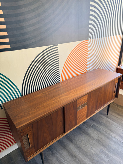 Vintage Deilcraft Walnut Credenza