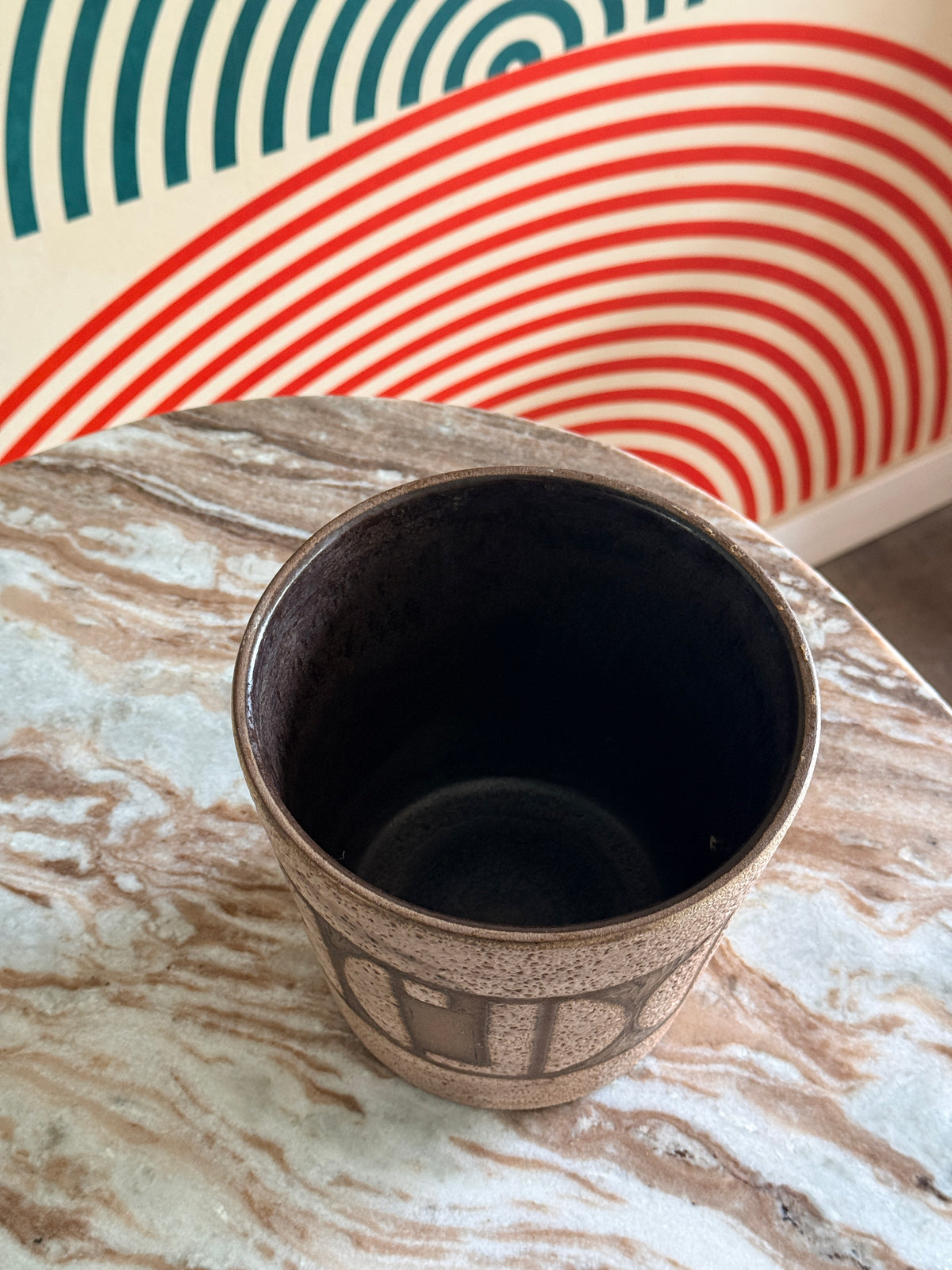 Vintage West German Pottery Planter Pot