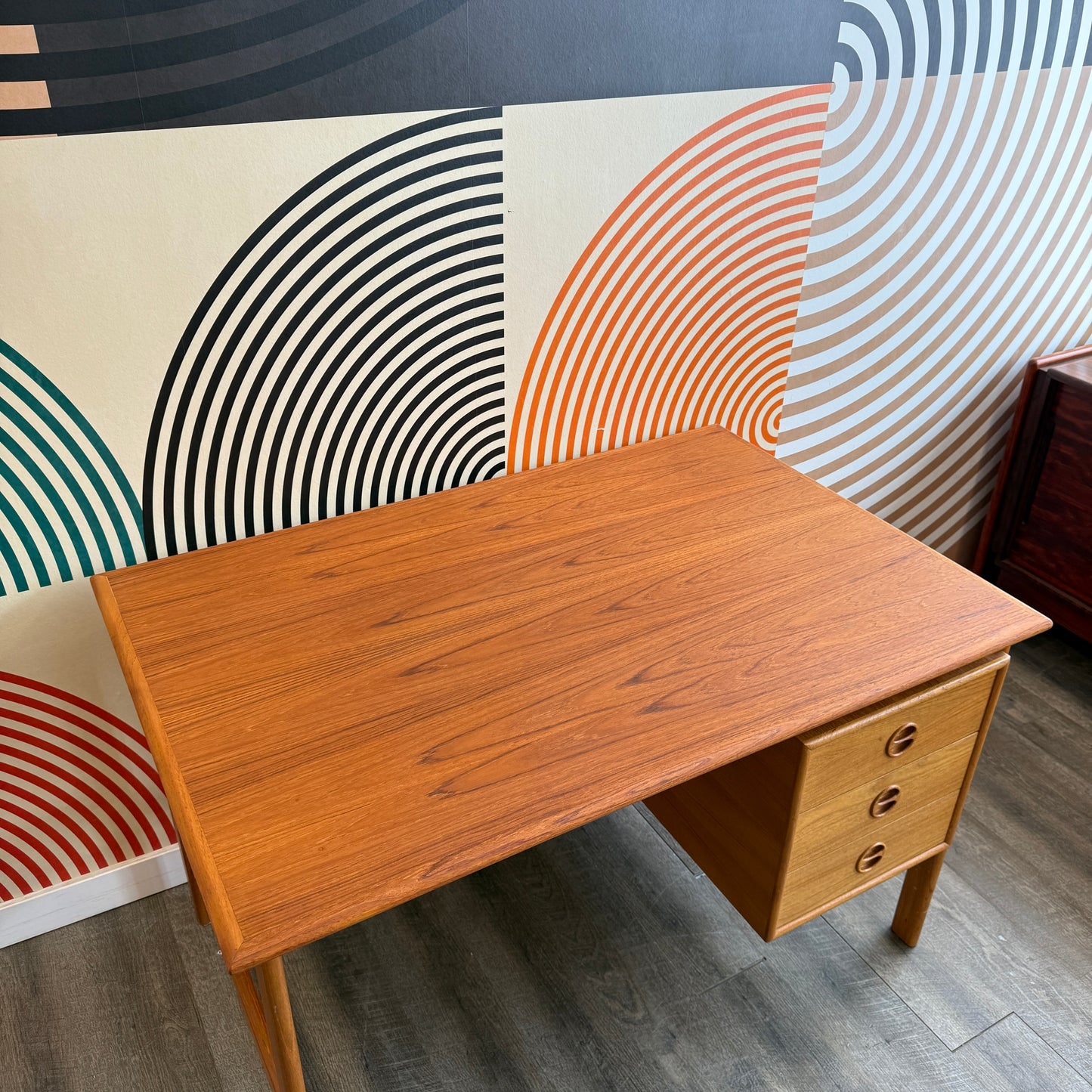 Danish Teak Desk by Gasvig Møbler, 1960s