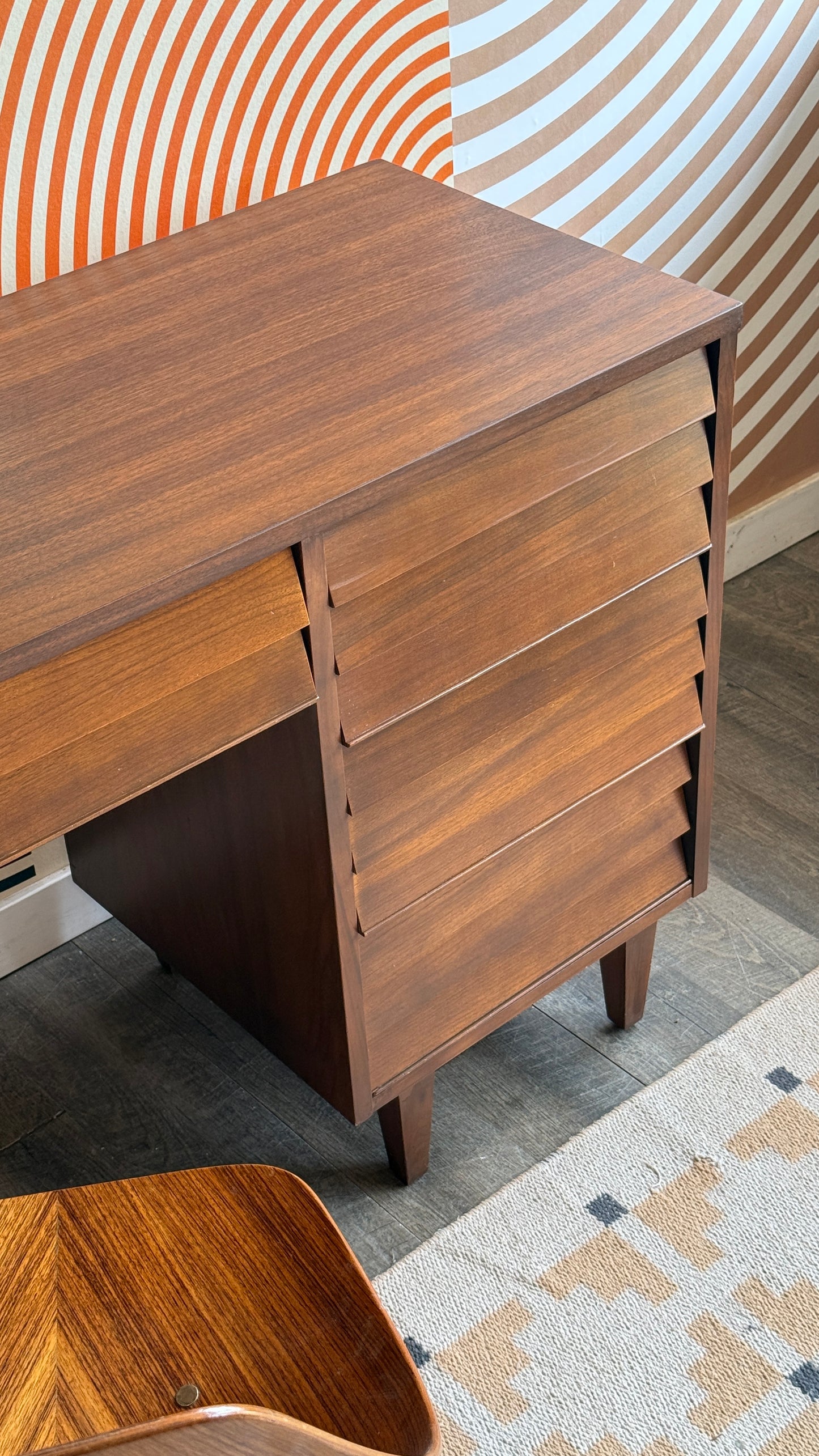 Vintage Walnut Desk