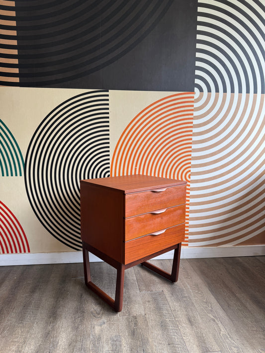 Vintage Midcentury Modern End Table by Europa Furniture