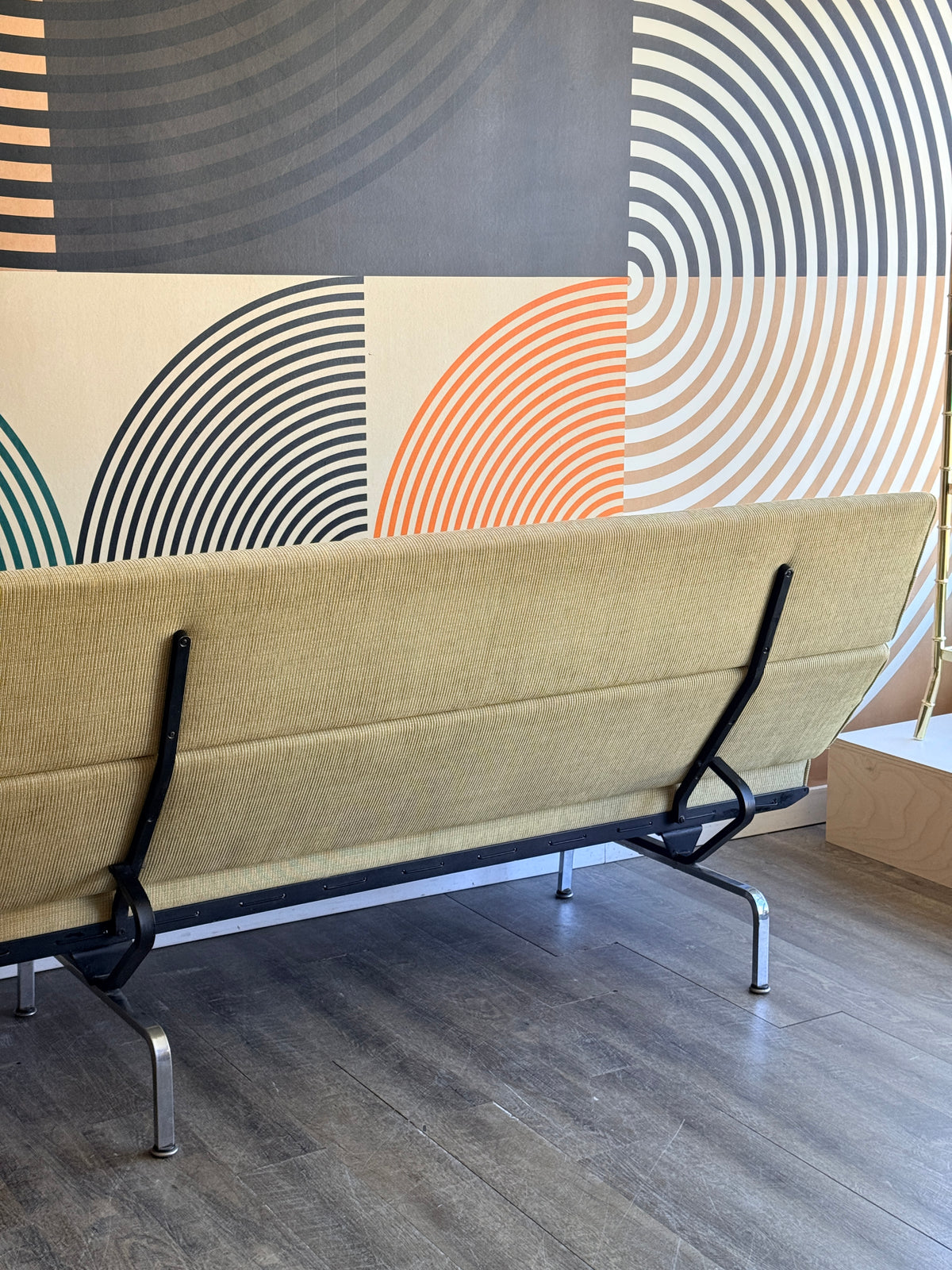Vintage Eames Compact Sofa(Newly Upholstered)
