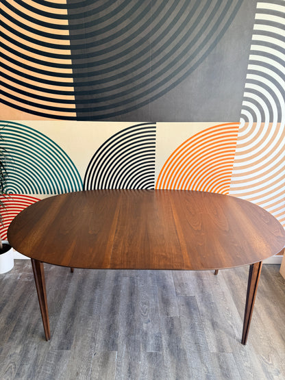 Oval Walnut Dining Table