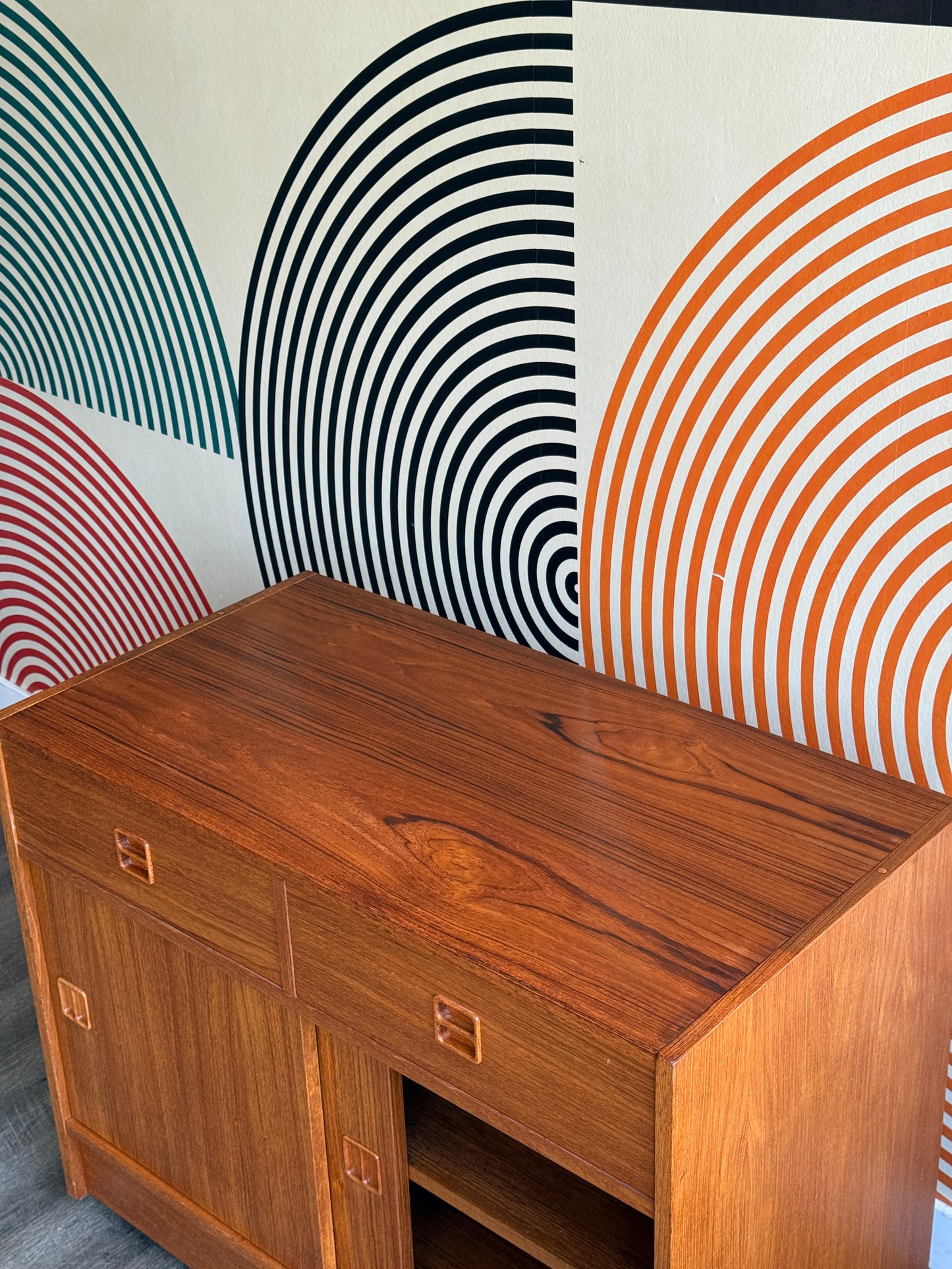 Vintage Teak Cabinet (2 Available)
