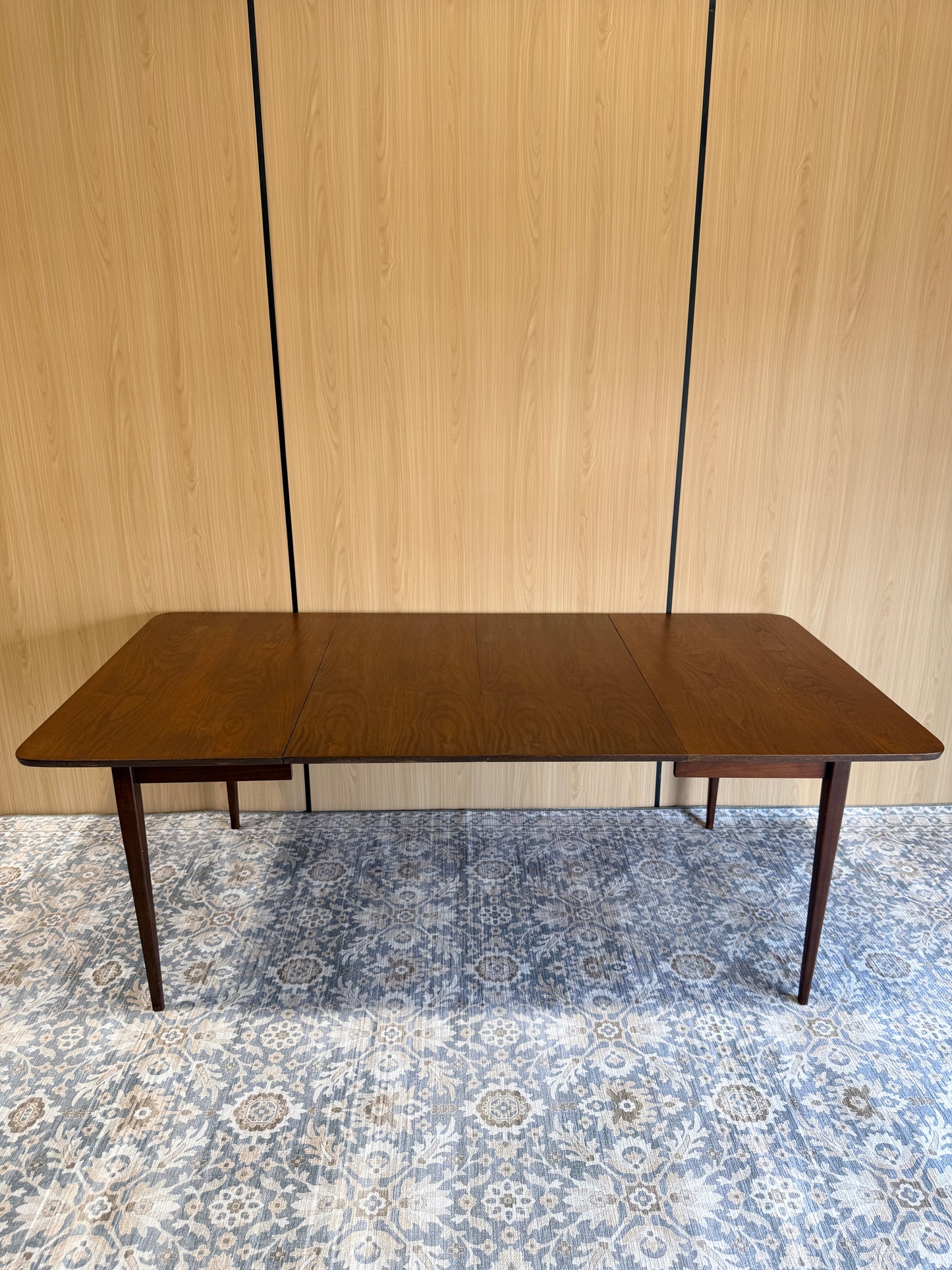 Vintage Extendable Walnut Dining Table