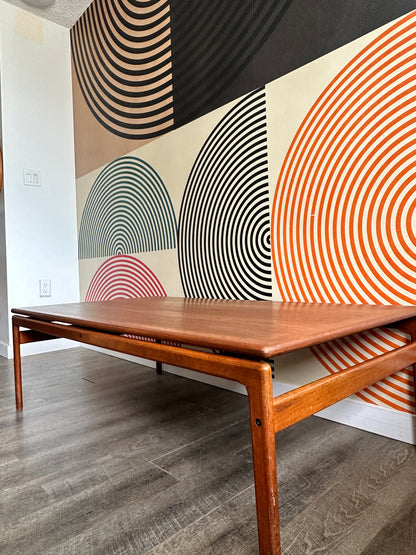 Vintage Teak Large Coffee Table