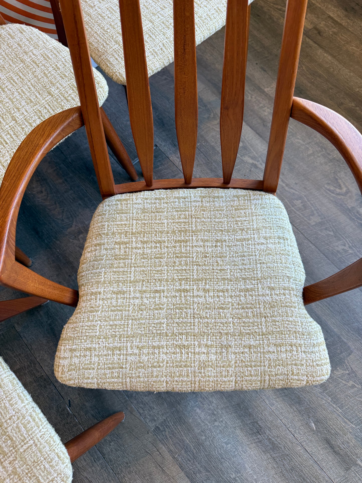 Set of 6 Teak Niels Koefoed Hornslet “Eva” Dining Chairs