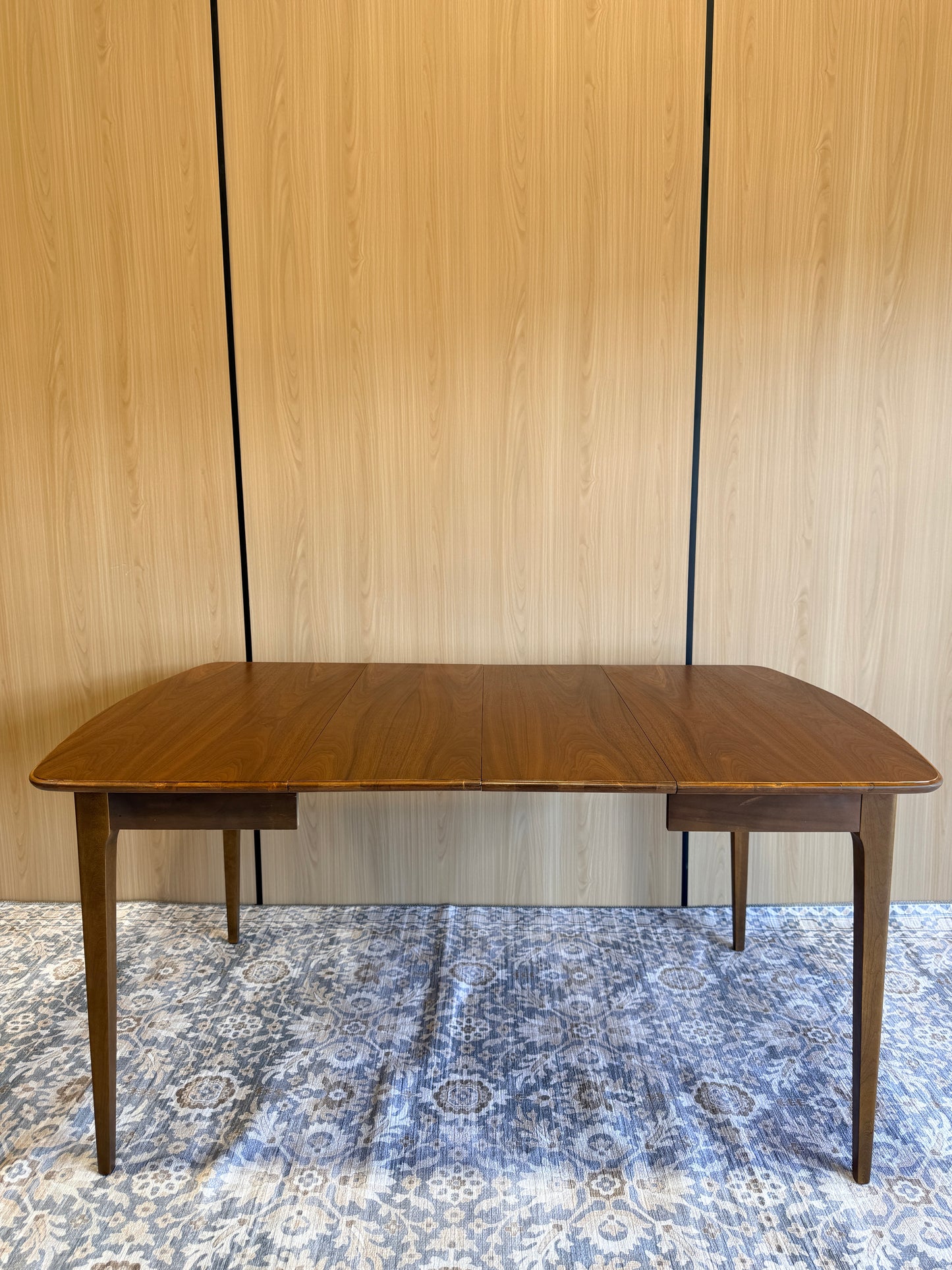 Vintage Walnut Extension Dining Table