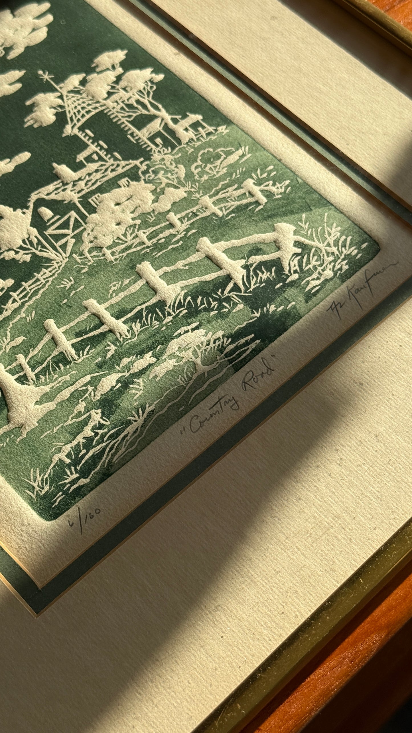 Vintage “Country Road” Limited Edition Print