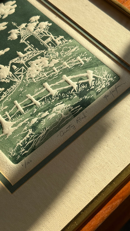 Vintage “Country Road” Limited Edition Print