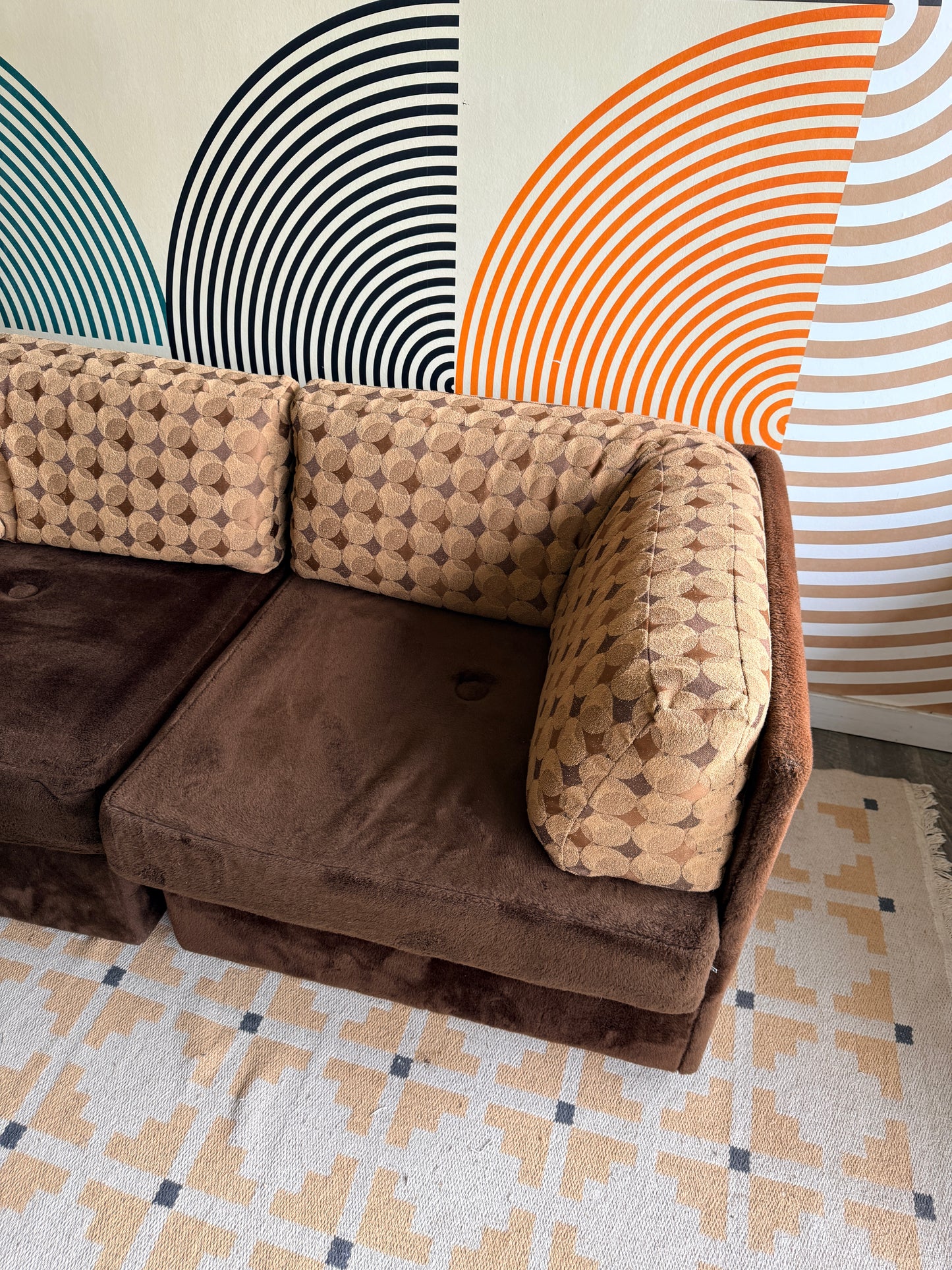 Vintage Modular Sofa by Sears