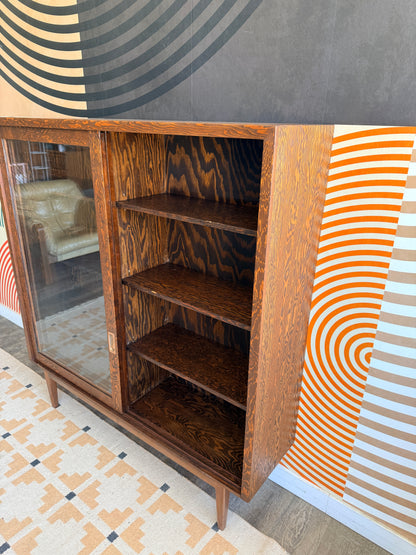 Vintage Wooden Curio Cabinet