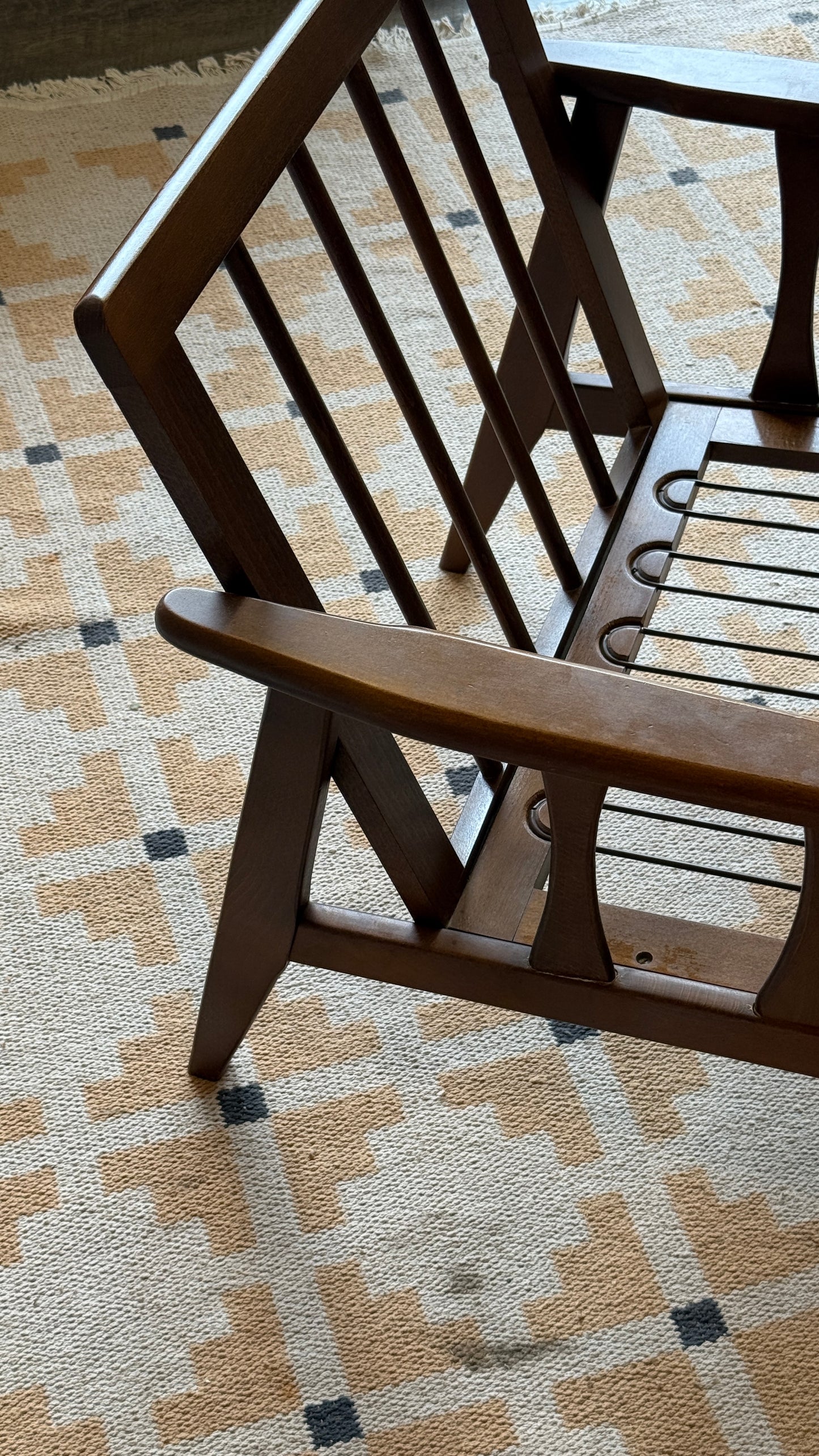 Yugoslavia Vintage Wood Lounger Frame