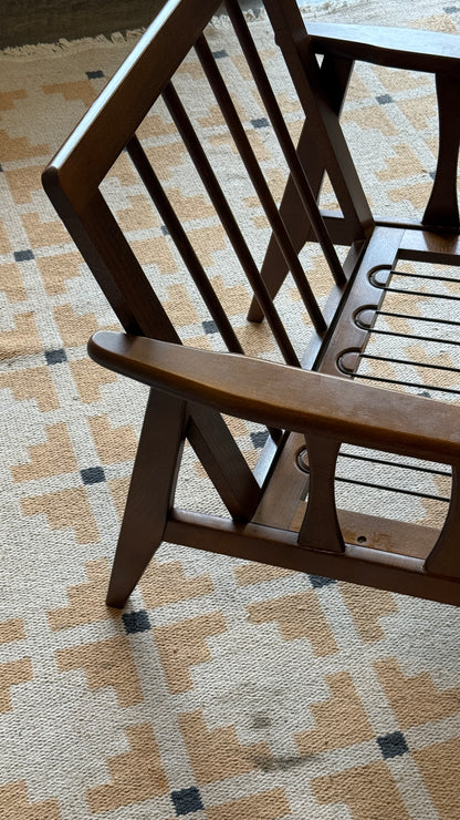 Yugoslavia Vintage Wood Lounger Frame