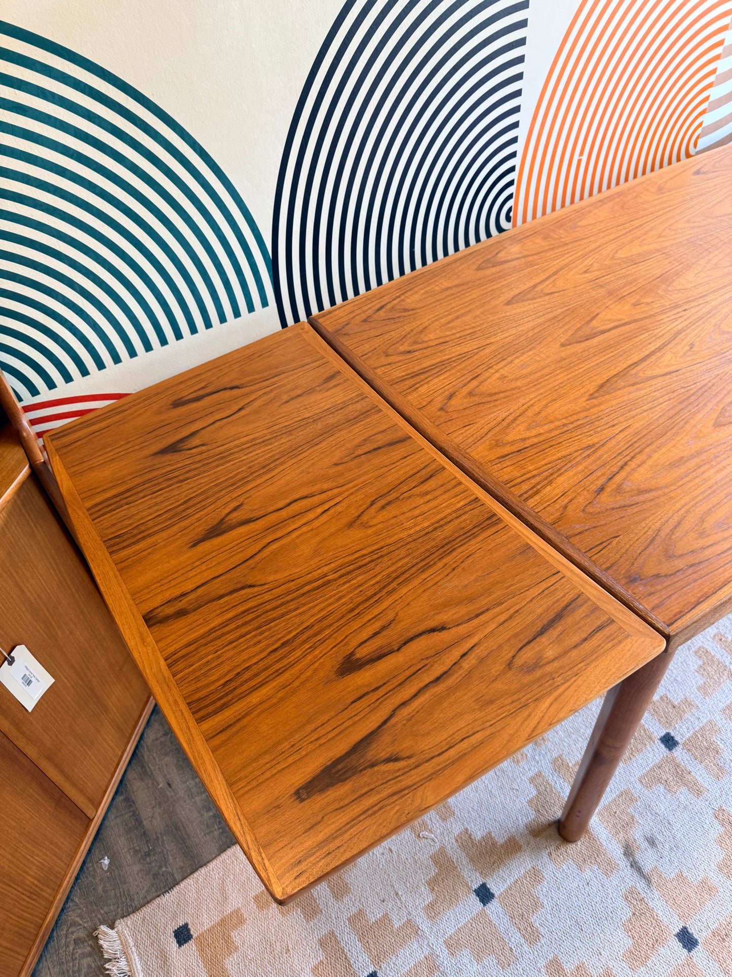 Grete Jalke Danish Teak Draw Leaf Table
