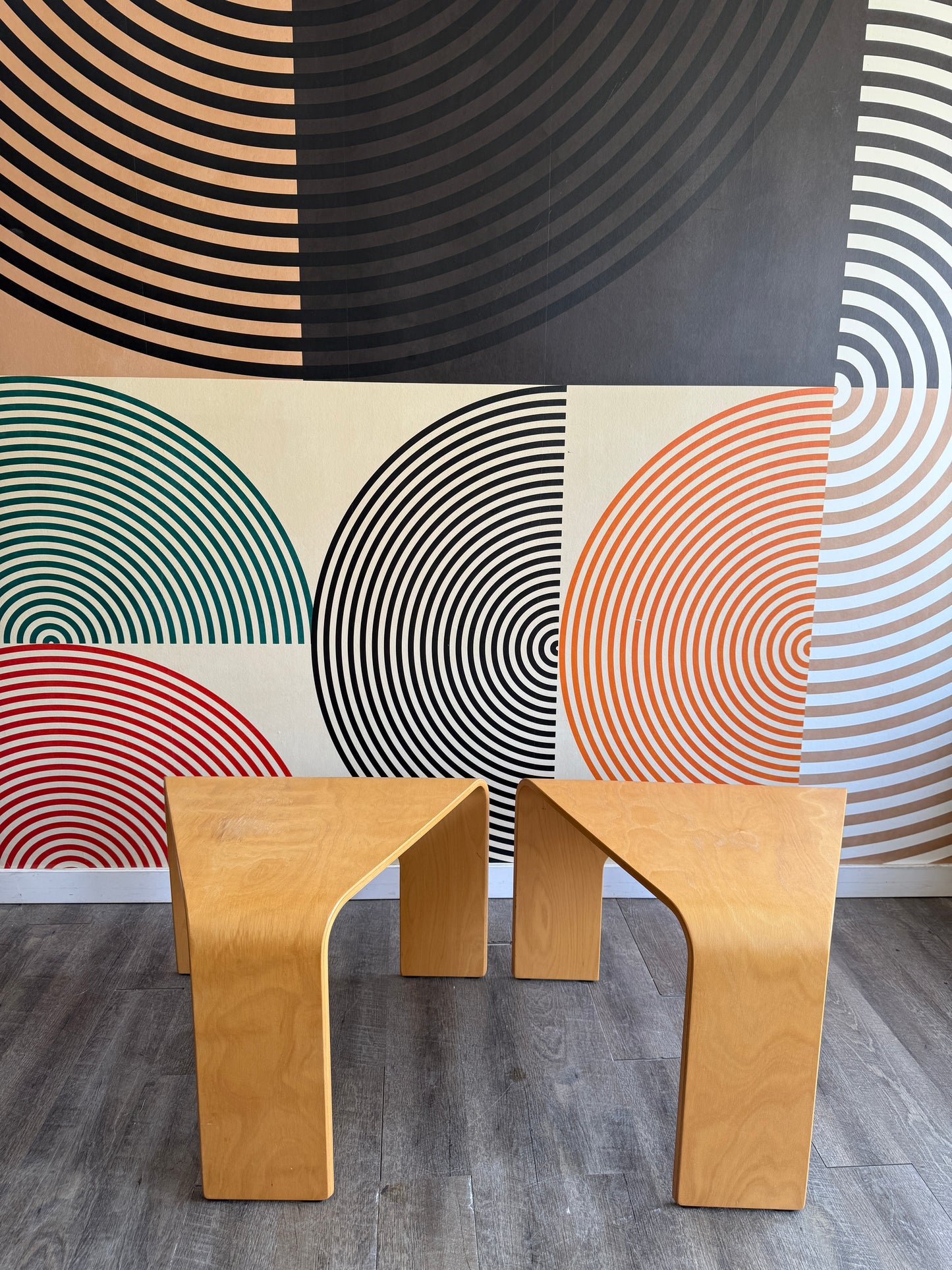 Pair of Stressless Bentwood Tables