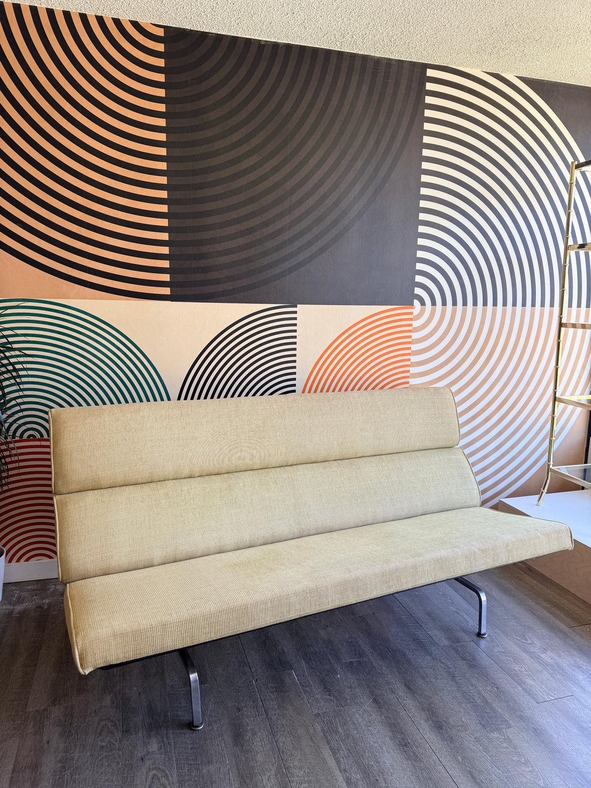 Vintage Eames Compact Sofa(Newly Upholstered)