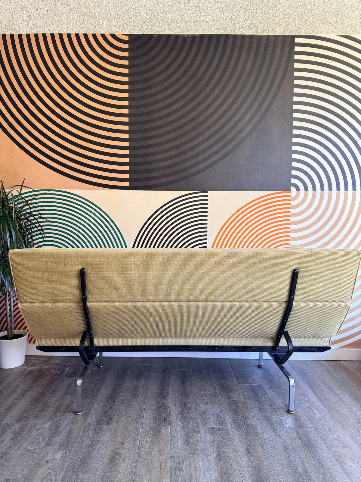 Vintage Eames Compact Sofa(Newly Upholstered)