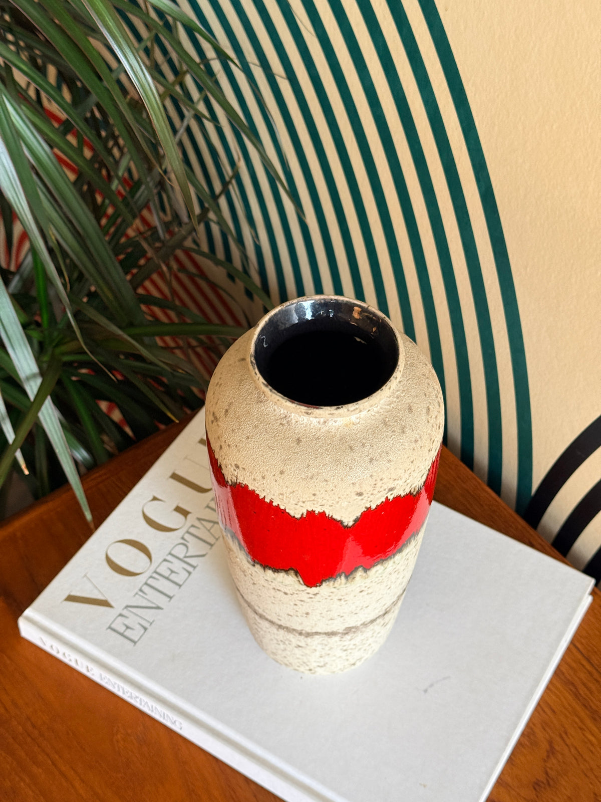 Vintage W.German Pottery Vase by Scheurich ,1057/25