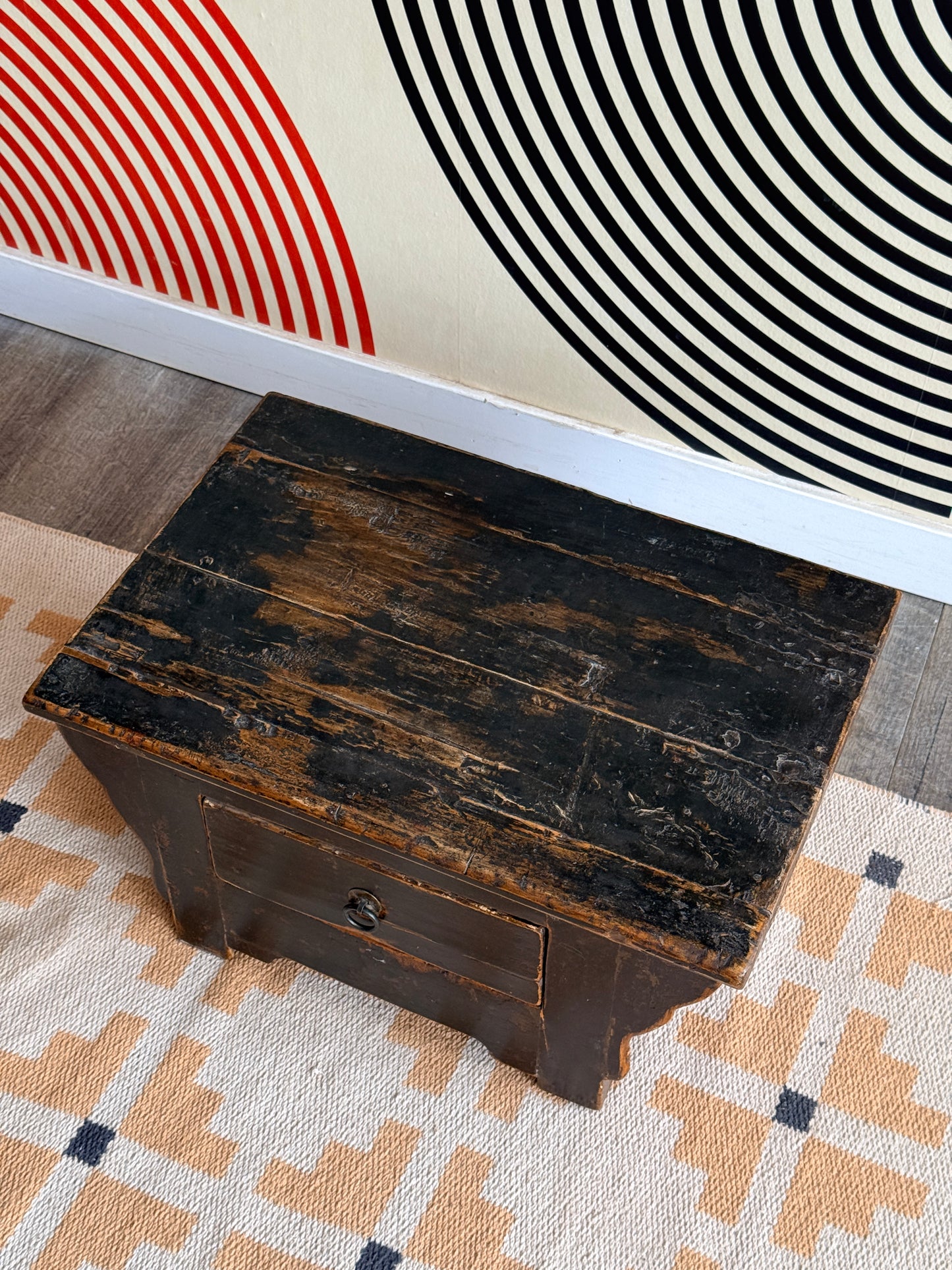 Vintage Low Chinese Cabinet