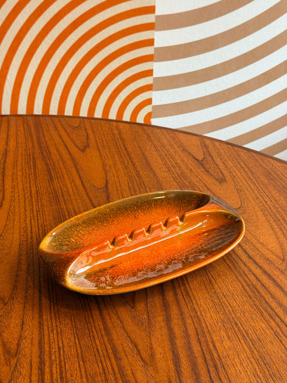 Vintage Lou Hoenig Ceramic Ashtray for California Pottery, c.1969