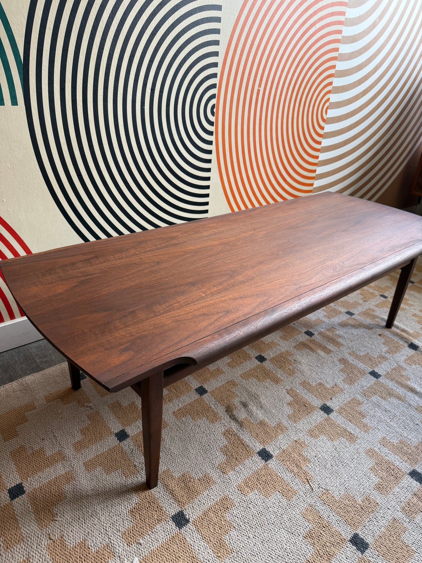 Vintage Haddon Hall Walnut Coffee Table