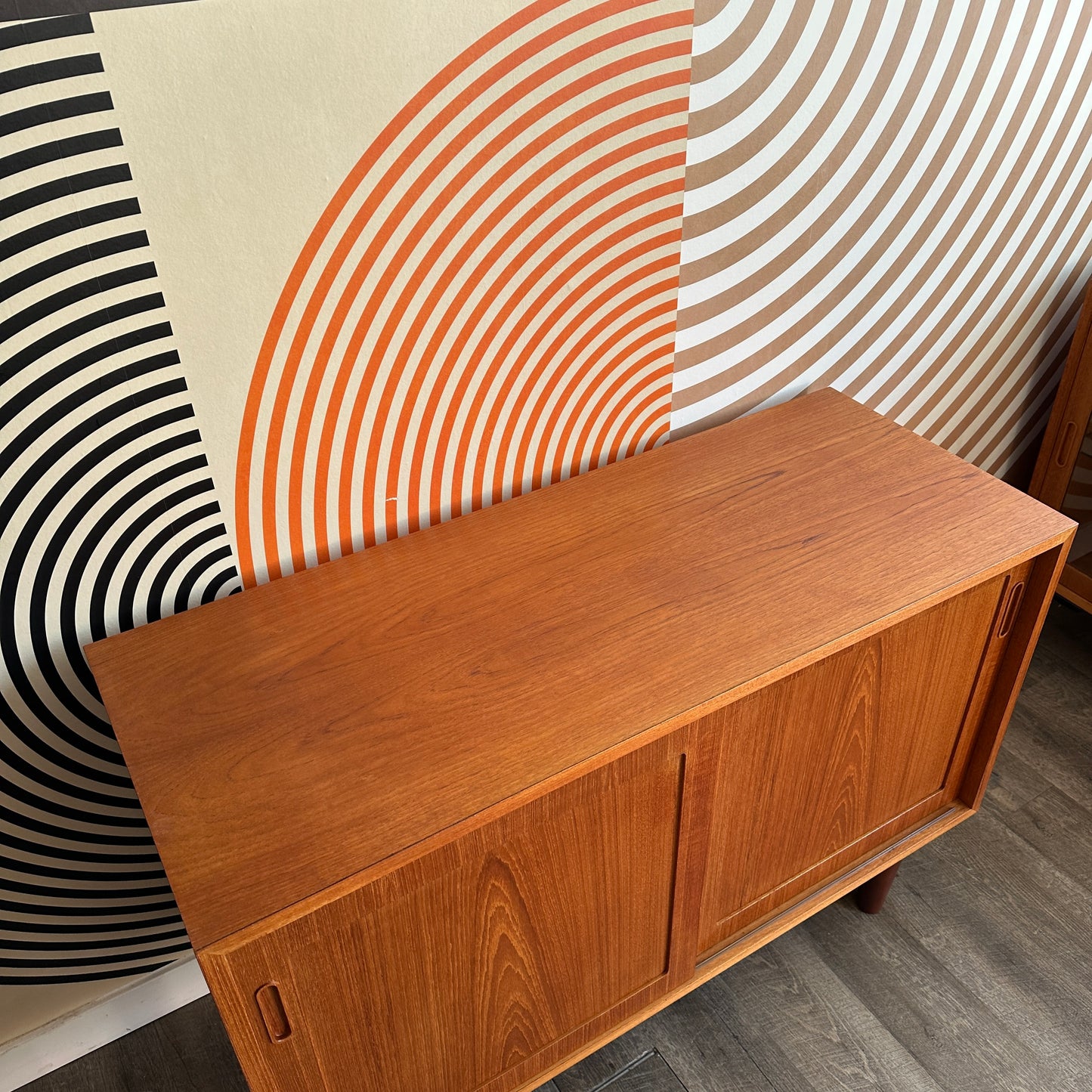 Petite Danish Teak Sideboard by Hundevad Furniture
