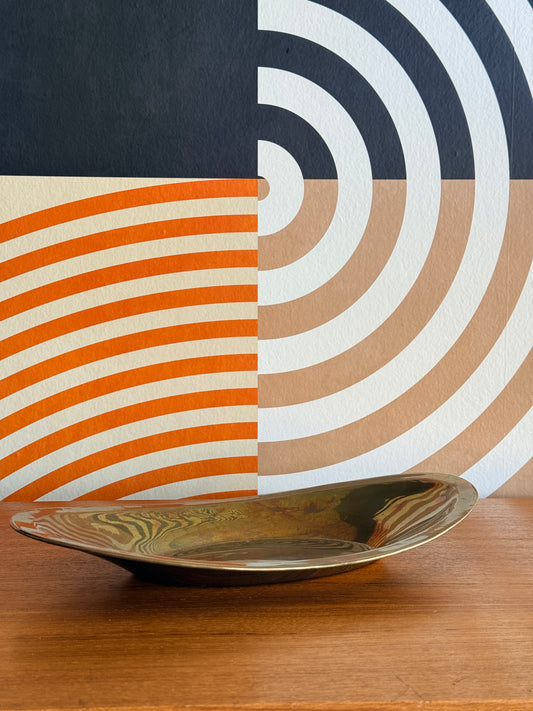 Vintage Brass Decorative Bowl
