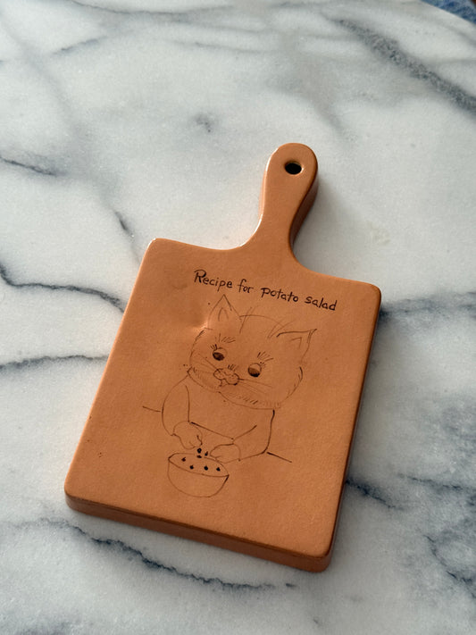 Vintage Ceramic Cutting Board Wall Decor