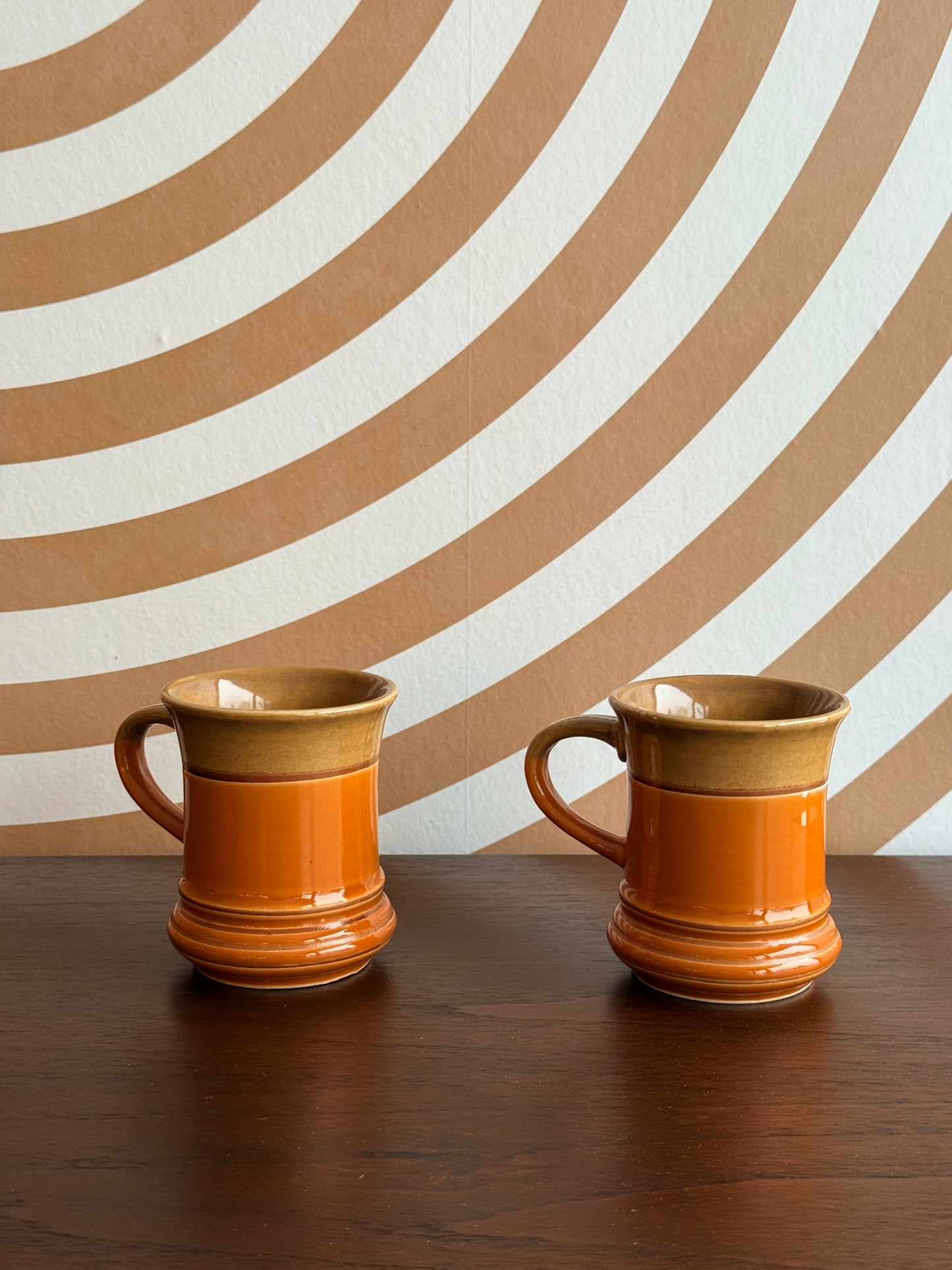 Pair of Japanese Ceramic Mugs