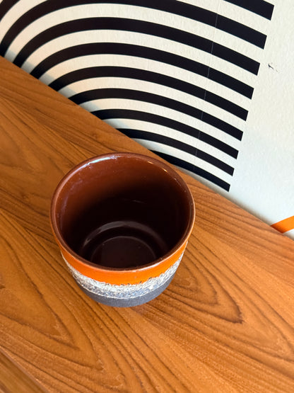 Small Vintage West Germany Scheurich 
Planter Pot