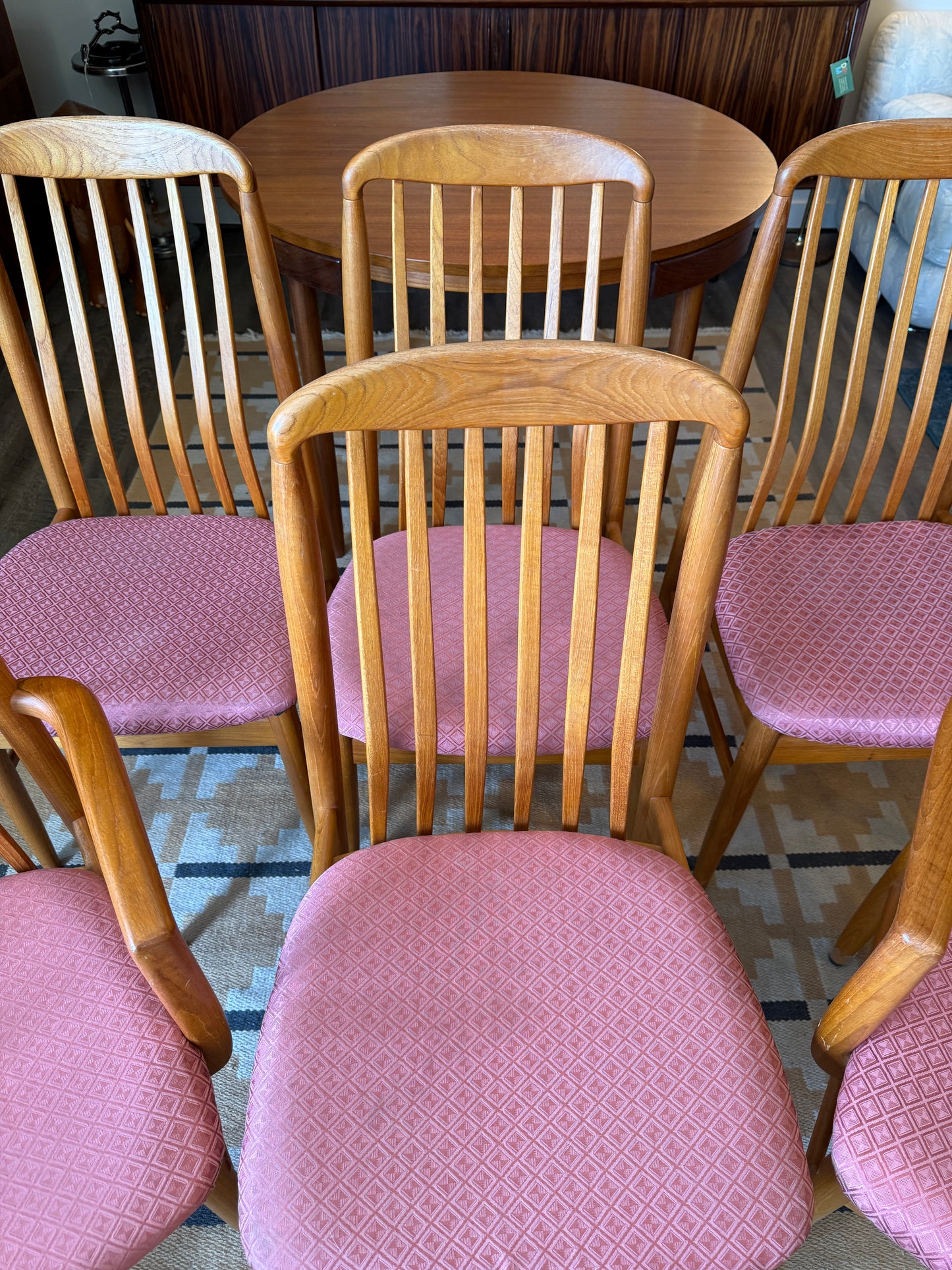 Set of 6 Teak Dining Chairs by Benny Linden