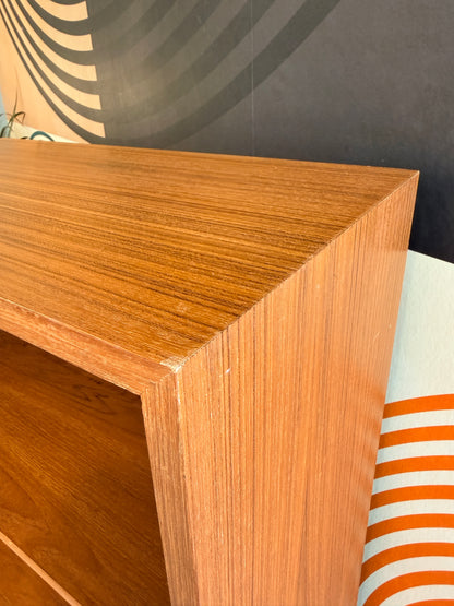 Vintage Danish Teak Bookcase on Custom Base by Ib Kofod Larsen
