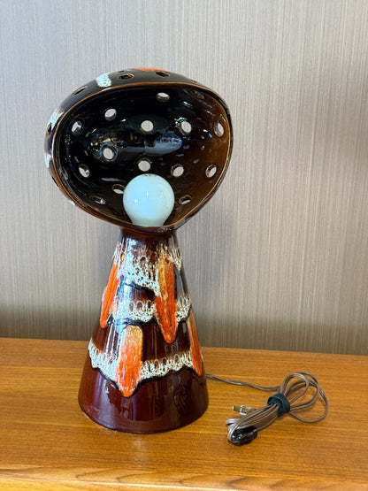 Vintage Sculptural Ceramic Table Lamp by Maurice Chalvignac