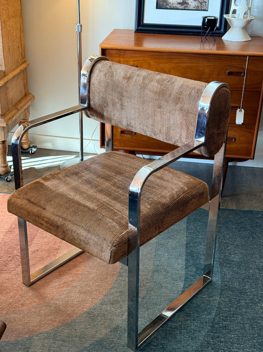 Vintage Chrome Armchair
