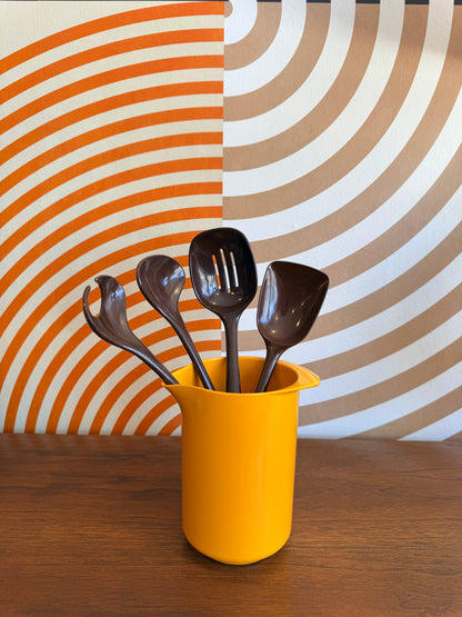 Set of 4 Vintage Melamine Utensils by Rosti,Denmark