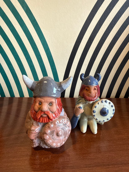 Rolf Berg Scandinavian Viking Figurine Pair