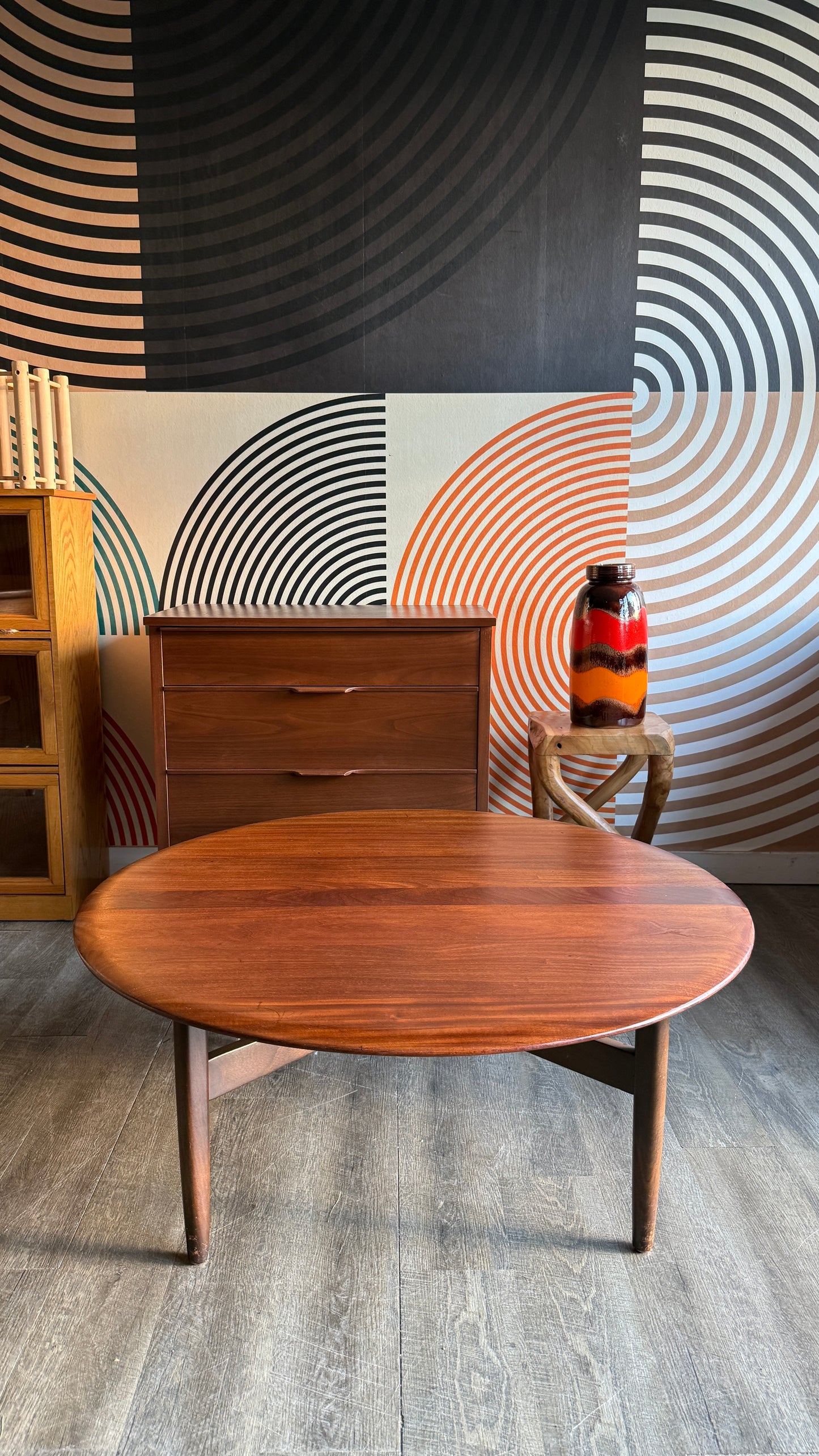Vintage Imperial Afromasia Coffee Table