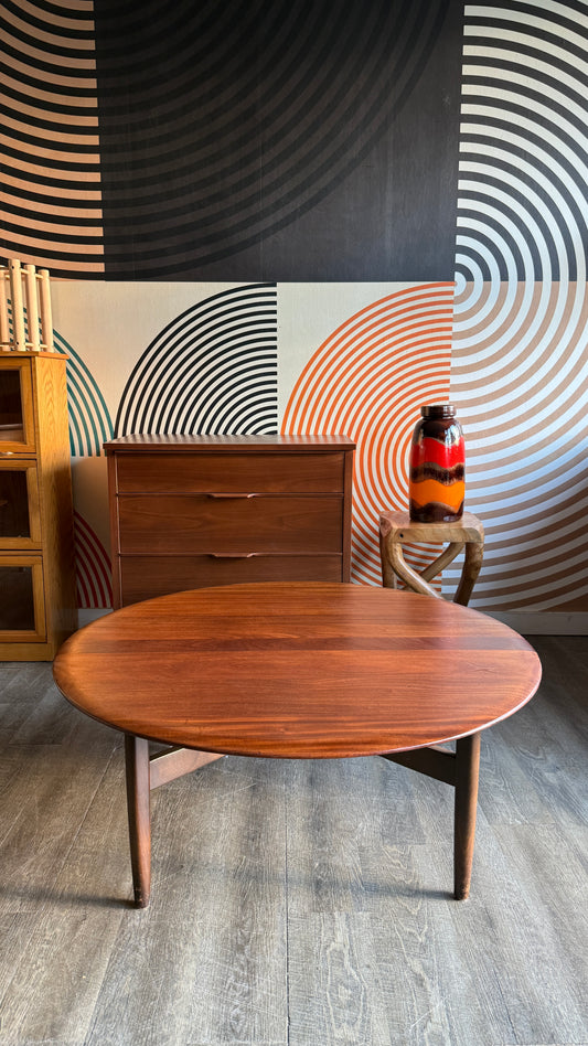 Vintage Imperial Afromasia Coffee Table
