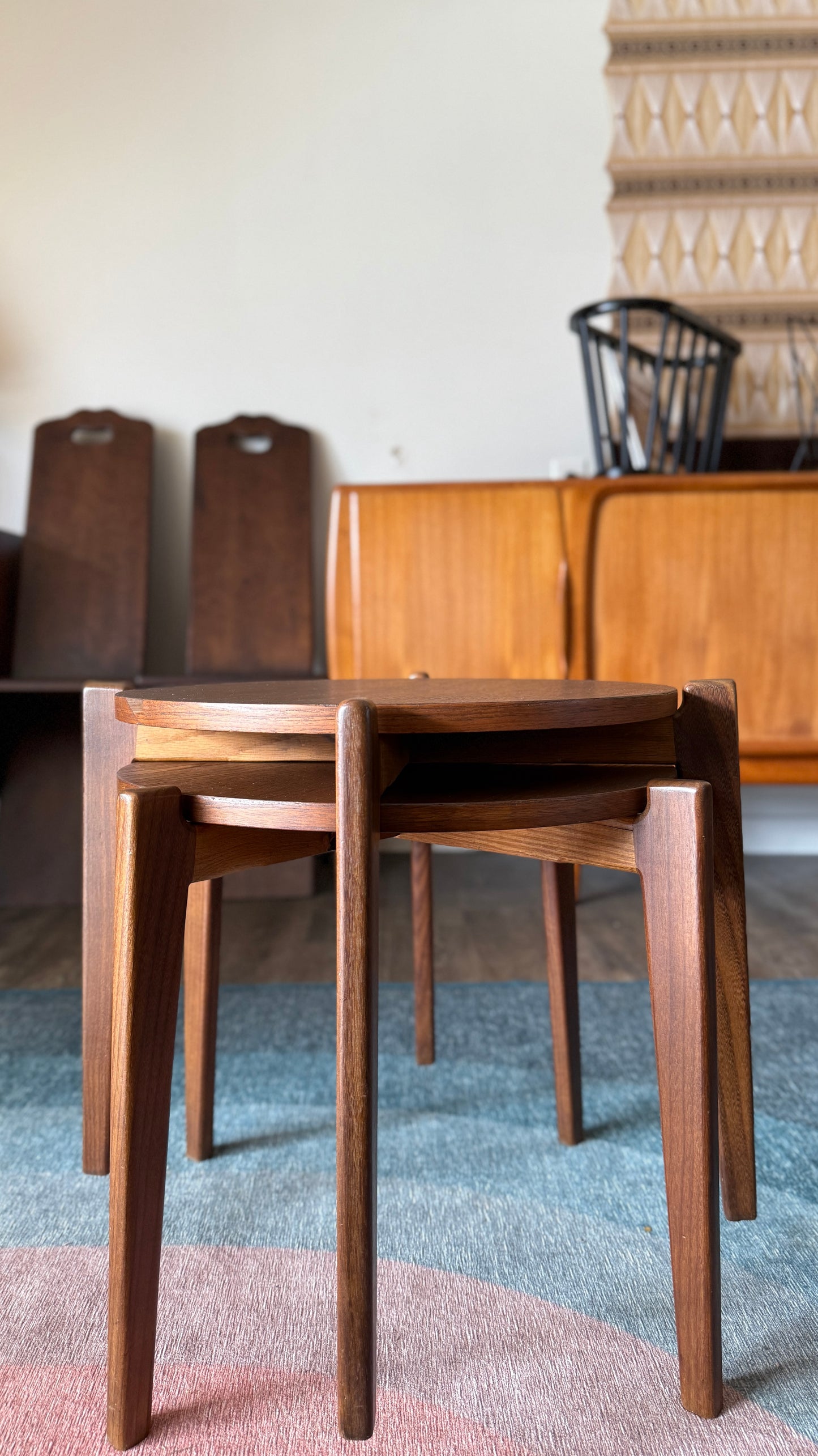 Pair of RS Associates Stacking Side Tables