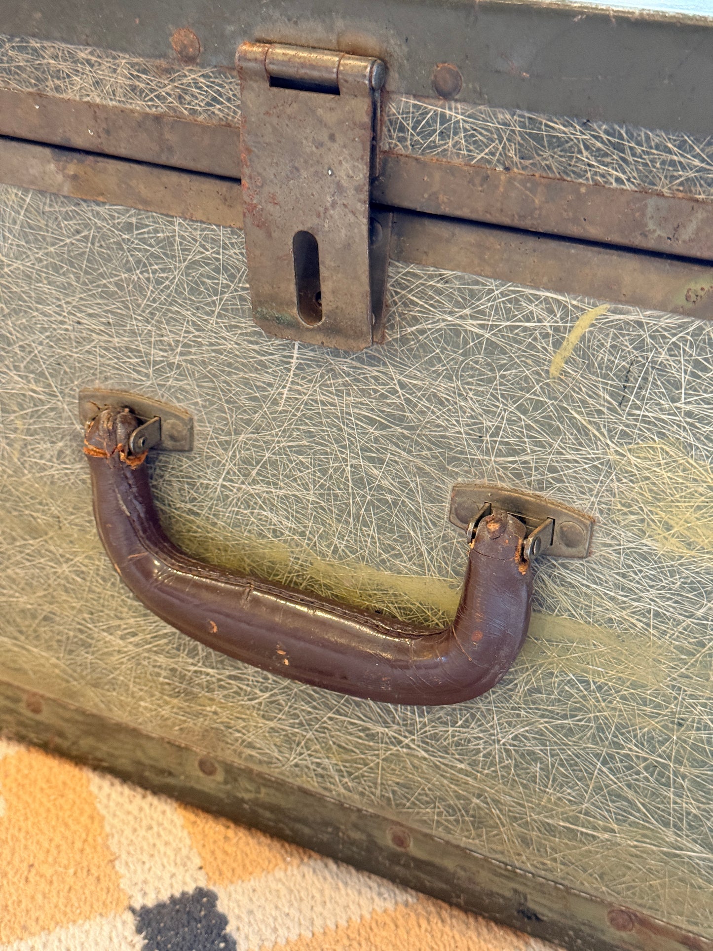 Vintage Military Fibreglass Trunk